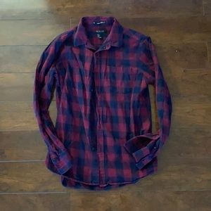 Red plaid shirt